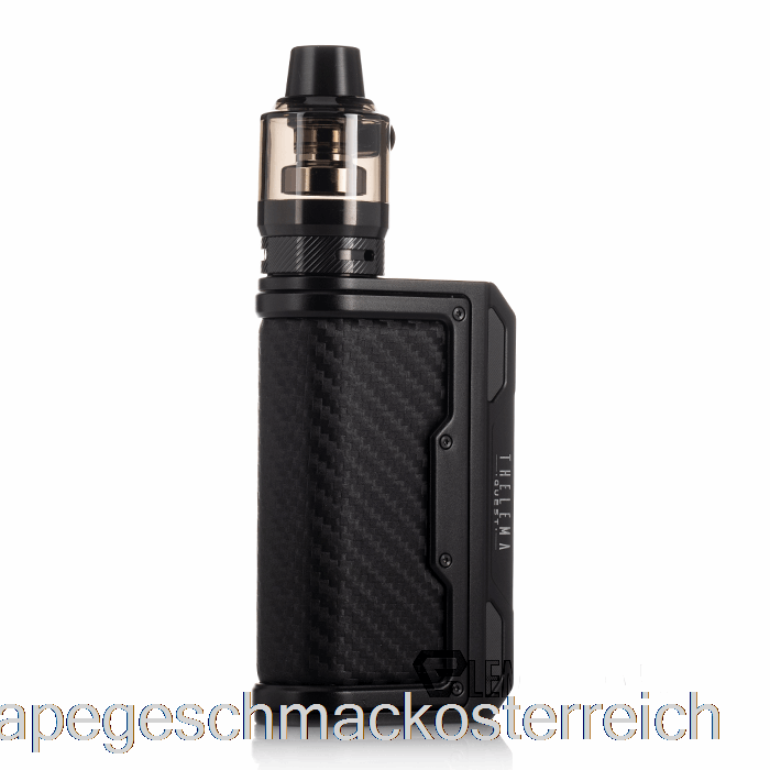 Lost Vape Thelema Quest 200 W Starterkit Schwarz / Kohlefaser-Vape-Geschmack